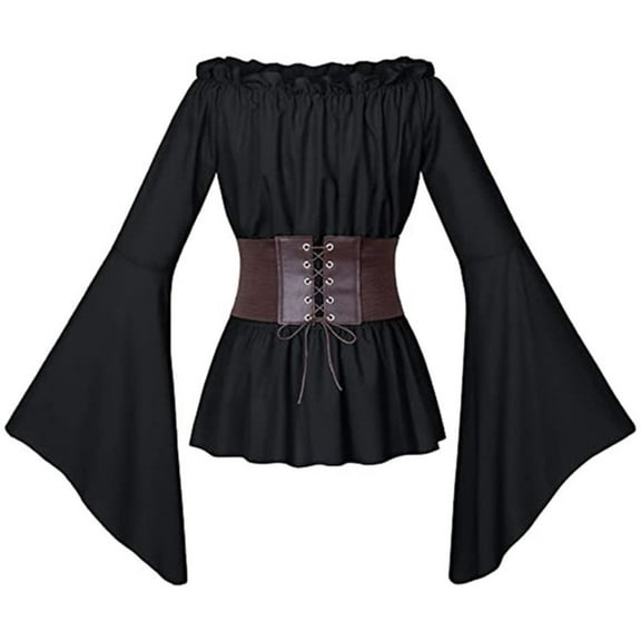 JFGHDG Medieval Dress for Women Pirate Dress Corset Dress for Women Halloween Dress Plus Size Retro Dresses for Women Vintage Dress Corset Dresses for Women 1950s Vintage Dresses Black L