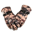 thumbnail image 1 of JFGHDG Men Digital Camo Ski Gloves, Waterproof Windproof Thermal Insulated Adjustable Wrist Strap for Skiing Snowboarding Cycling Outdoor Camouflage One Size, 1 of 4