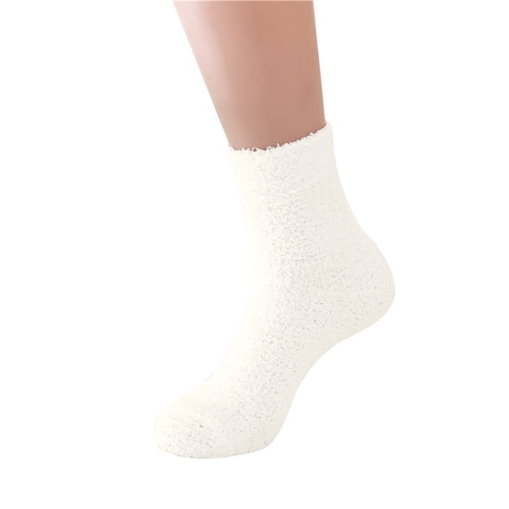 JFGHDG Men's Cotton Crew Work Socks Cushioned Boot Moisture Athletic Socks for Hiking Sports Running Women's Mini Crew Sock White One Size