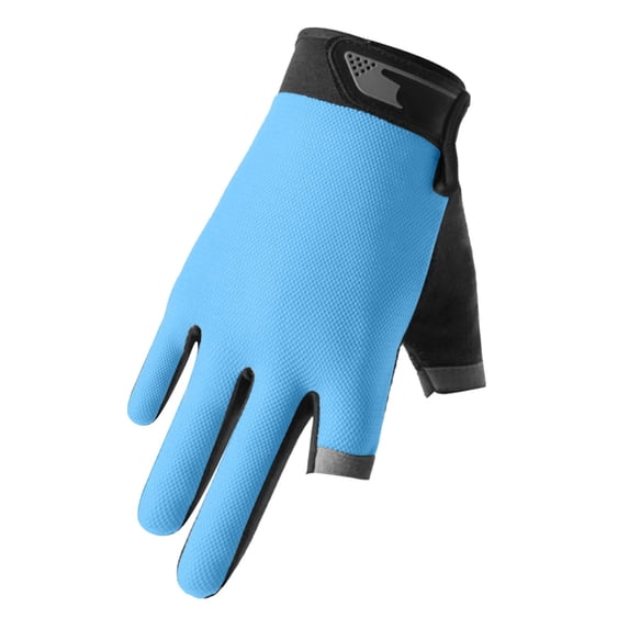 JFGHDG Mens Winter Gloves Thick Knit Gloves Machine Knit Gloves Soft Breathable Gloves for Typing Solid Color Knit Gloves Plush Lined Gloves Breathable Gloves for Warm Sky Blue One Size