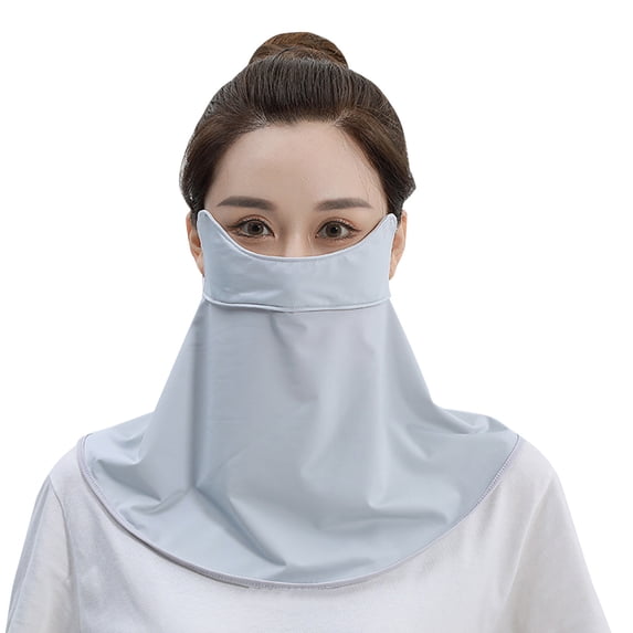 JFGHDG Neck Gator Uv Neck Protection Face Mask Outdoor Multifunction Face Mask Reusable Face Cover Uv Balaclava Face Cover Scarf Uv Face Protection Mask Neck Gaiter Sun MaskGray One Size