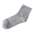 thumbnail image 1 of JFGHDG Pilates Socks Ankle Socks for Men Women's Light Thin Short Socks Running Socks for Men Women's Crew Socks Men's Low Cut Athletic Ankle Socks Moisture Wicking Ankle Socks Gray One Size, 1 of 2