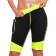 thumbnail image 1 of JFGHDG Sauna Sweat Short Pants for Women Weight Loss High Waisted Compression Workout Waist Trainer Body Shaper Fitness Exercise Shorts Yellow 3XL, 1 of 7