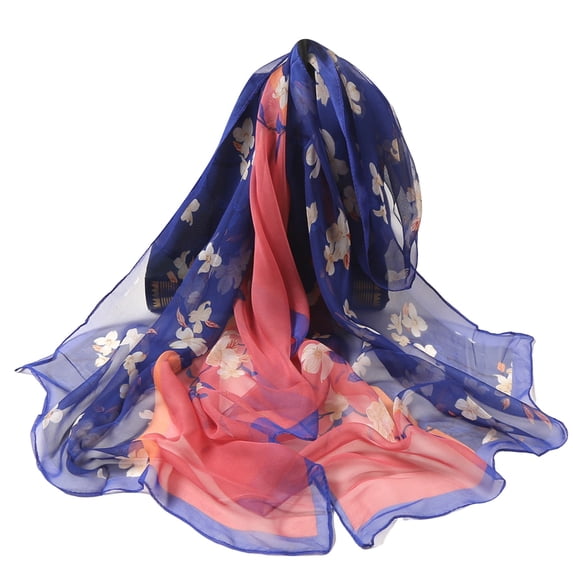 JFGHDG Scarf for Women Sunscreen Shawls Wraps Boho Scarf for Women Travel Scarf Head Scarfs Neck Scarf for Women Shade Scarves for Women Fashion Scarves for Women Lightweight Blue One Size