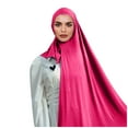 thumbnail image 1 of JFGHDG Sheer Scarf,Winter Scarf,Long Scarf,Triangle Shawl,Shawl,Muslim Head Scarf Solid Color Long Scarf Wrap Scarves Cotton Scarf For Women Fashion K One Size, 1 of 4