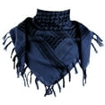thumbnail image 1 of JFGHDG Silk Scarf,Neck Scarf,Scarf for Women,Hair Scarf,Purse Scarf,Arab Plaid Fringe Lightweight Scarf Cotton Head Neck Scarf With Tassel For Outdoor Camping Accessory Unisex Blue One Size, 1 of 5