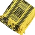 thumbnail image 1 of JFGHDG Silk Scarf,Neck Scarf,Scarf for Women,Hair Scarf,Purse Scarf,Arab Plaid Fringe Lightweight Scarf Cotton Head Neck Scarf With Tassel For Outdoor Camping Accessory Unisex Yellow One Size, 1 of 4