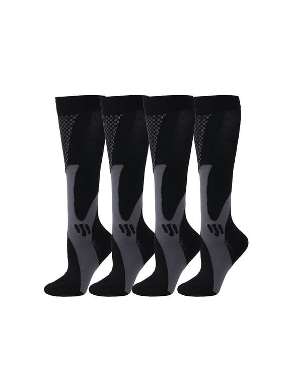 Ski Socks Women Vented Ski Socks Men’s Ski Snowboard Socks Durable Gym Socks for Cycling & Hiking Socks with Arch Support Ski Socks Thermal Knee-high Warm Socks Black XXL