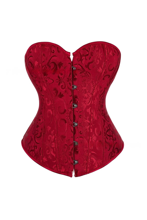 Strapless Corset Top Wedding Corset Medieval Corset Short Corset Bustier Tops for Women Bustier Corset Halter Top Wine 2xl