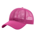 thumbnail image 1 of JFGHDG Summer Baseball Cap for Men Women Adjustable Breathable Full Mesh Quick Dry Caps Outdoor Golf Running Sports Hat Hot Pink One Size, 1 of 2