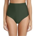 thumbnail image 1 of JFGHDG Thong Bathing Suit for Women,side Tie Bikini Bottom,bikini Shorts,bathing Swim Swimwear Swimsuit Shorts Bottom Waisted Pants Bikinis,balconette Bras for Women,ruched Swim Bottoms Green L, 1 of 7
