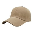 thumbnail image 1 of JFGHDG Unisex Classic Low Profile Cotton Baseball Cap Plain Blank Soft Unconstructed Adjustable Size Dad Hat Khaki One Size, 1 of 4