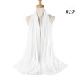 thumbnail image 1 of JFGHDG Warm Shawl,Winter Scarf,Long Scarf,Shawls and Wraps for Evening Dresses,Rebozo Para Mujer,Chiffon Scarf Plain Headband Wrap Hijabs Women Bubble Hijab Shawls Muslim Scarf L One Size, 1 of 2