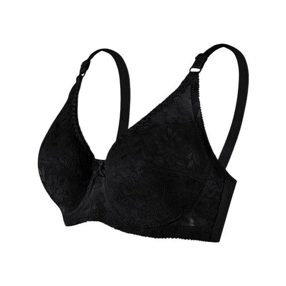 JFGHDG Wide Strap Bras for Women Sports Bras for Women Brassiere for Women Women Bras Comfy Mesh Breathable Bralettes Ice Silk Everyday Bras Posture Correcting Anti Sagging Full Coverage Black 3 42