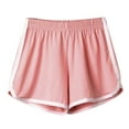thumbnail image 1 of JFGHDG Women Drawstring Flowy Booty Basketball Relaxed Fit Trouser Athletic Work Shorts, Pink S, 1 of 4