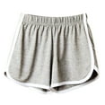 thumbnail image 1 of JFGHDG Women Drawstring Flowy Booty Bermuda Work Running Gym Workout Shorts, Gray S, 1 of 4