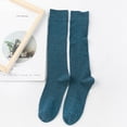 thumbnail image 1 of JFGHDG Women Heather Knee High Socks, Marled Slub Knit Knee‑Length Socks, Soft Rib Cuff Solid Tone Casual Socks for Skirts Boots Daily Outfit N One Size, 1 of 4