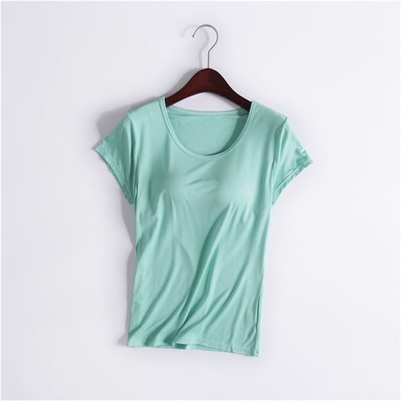 JFGHDG Women's Tops, Tees & Blouses Shirts for Women Oversized Tshirts for Women Womens Loose Tshirt Athletic T Shirts for Women Vintage Tops Graphic Tees Mint Green M