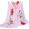 thumbnail image 1 of JFGHDG Womens Scarf Sunscreen Wraps Shawls Stylish Scarves for Women Thin Fall Winter Neck Scarves Silk Like Scarves for Women Wrap Shawl Headband Scarf Sunscreen Head ShawlsPink One Size, 1 of 3