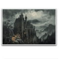 thumbnail image 1 of JFHCQJPK Witch in the Forest Halloween Print Wall Art Poster Witch Decor Vintage Print Dark College Wall Art Victorian Gothic Room Decor Canvas Wall Print8x12in Metal blackFramed, 1 of 8