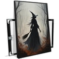 thumbnail image 1 of JFHCQJPK Witch in the Forest Halloween Print Wall Art Poster Witch Decor Vintage Print Dark College Wall Art Victorian Gothic Room Decor Canvas Wall Print8x12in Metal blackFramed, 1 of 8
