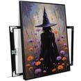 thumbnail image 1 of JFHCQJPK Witch in the Forest Halloween Print Wall Art Poster Witch Decor Vintage Print Dark College Wall Art Victorian Gothic Room Decor Canvas Wall Print8x12in Metal blackFramed, 1 of 8