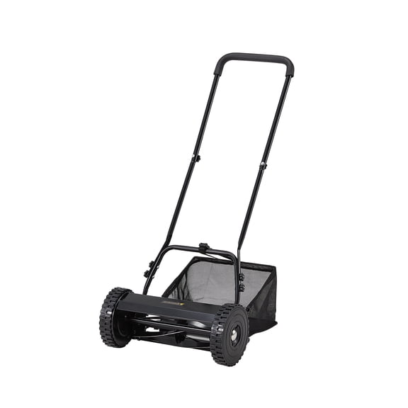 JFHID 14-Inch Manual Push Reel Lawn Mower,5-Blade Design