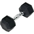 thumbnail image 1 of JFIT, 20lb Rubber Hex Dumbbell, Single, 1 of 7