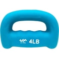 thumbnail image 1 of JFIT Neoprene D Grip Dumbbells - Single Weights 4LB - Premium Non-Slip, Hand Weights, Ergonomic Design, 1 of 6