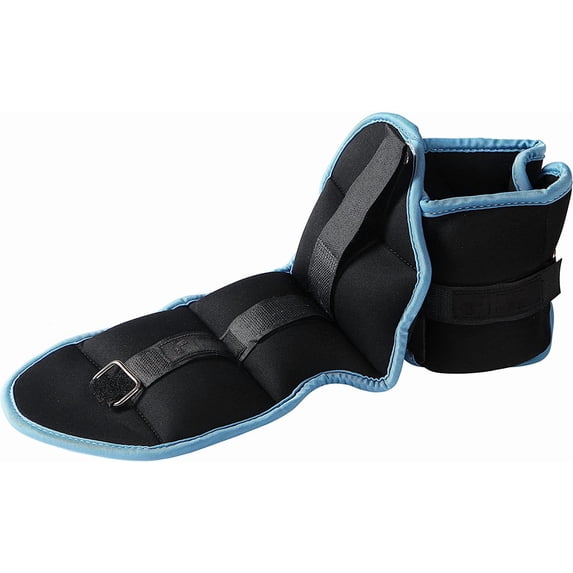JFIT Ankle Weight Pair 3.0 LBS, Set of 2 with Adjustable Velcro Straps - Breathable, Moisture Absorbent Weight Straps for Men and Women - Comfortable Ankle, Wrist Weights