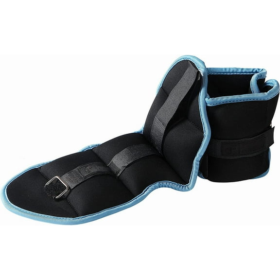 JFIT Ankle Weight Pair 3.0 LBS, Set of 2 with Adjustable Velcro Straps - Breathable, Moisture Absorbent Weight Straps for Men and Women - Comfortable Ankle, Wrist Weights