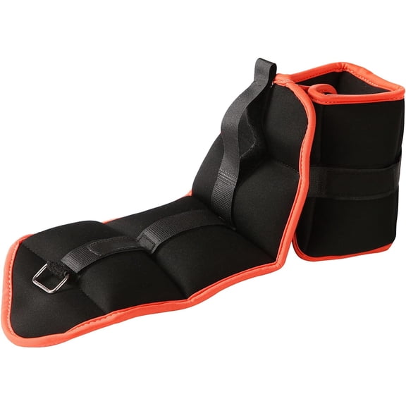 JFIT Ankle Weight Pair 4.0 LBS, Set of 2 with Adjustable Velcro Straps - Breathable, Moisture Absorbent Weight Straps for Men and Women - Comfortable Ankle, Wrist Weights