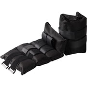 JFIT Ankle Weight Pair 8.0 LBS, Set of 2 with Adjustable Velcro Straps - Breathable, Moisture Absorbent Weight Straps for Men and Women - Comfortable Ankle, Wrist Weights
