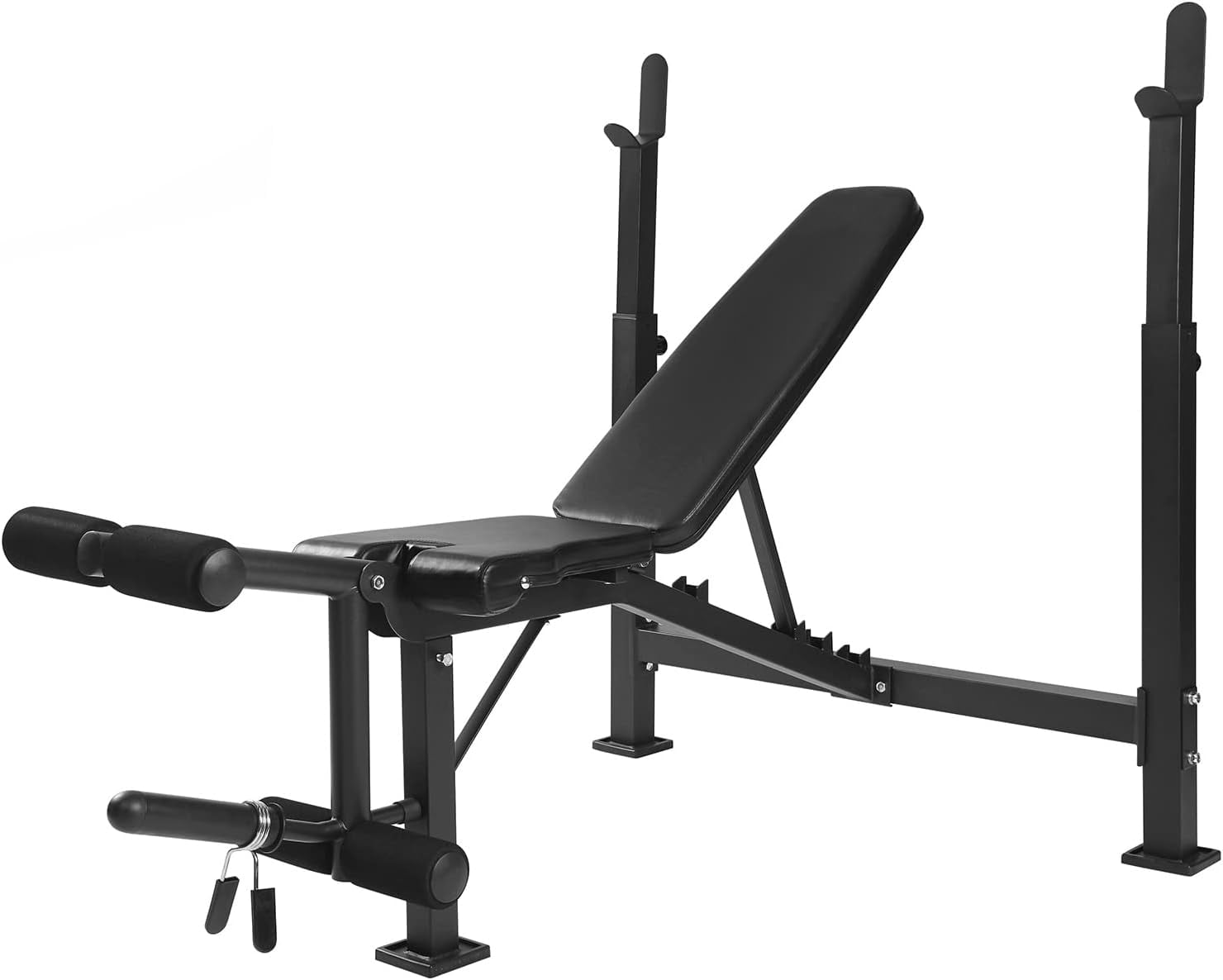 JFIT Olympic Weight Bench with Leg Developer Attachment