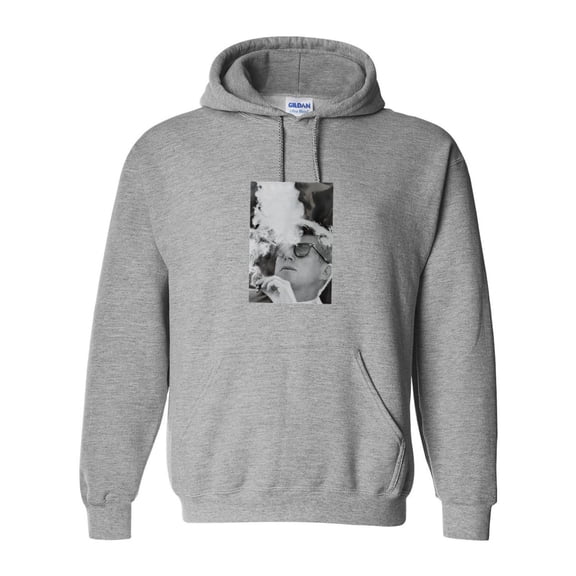 JFK Smoking Shades John F. Kennedy President Cool Retro Vintage Icon Photo Hoodie Unisex, up to 5XL