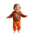 thumbnail image 1 of JFOPQVSM Boys' Set Halloween Clothing Round Neck Hoodie Two Piece Set Spring and Clothing, 1 of 9