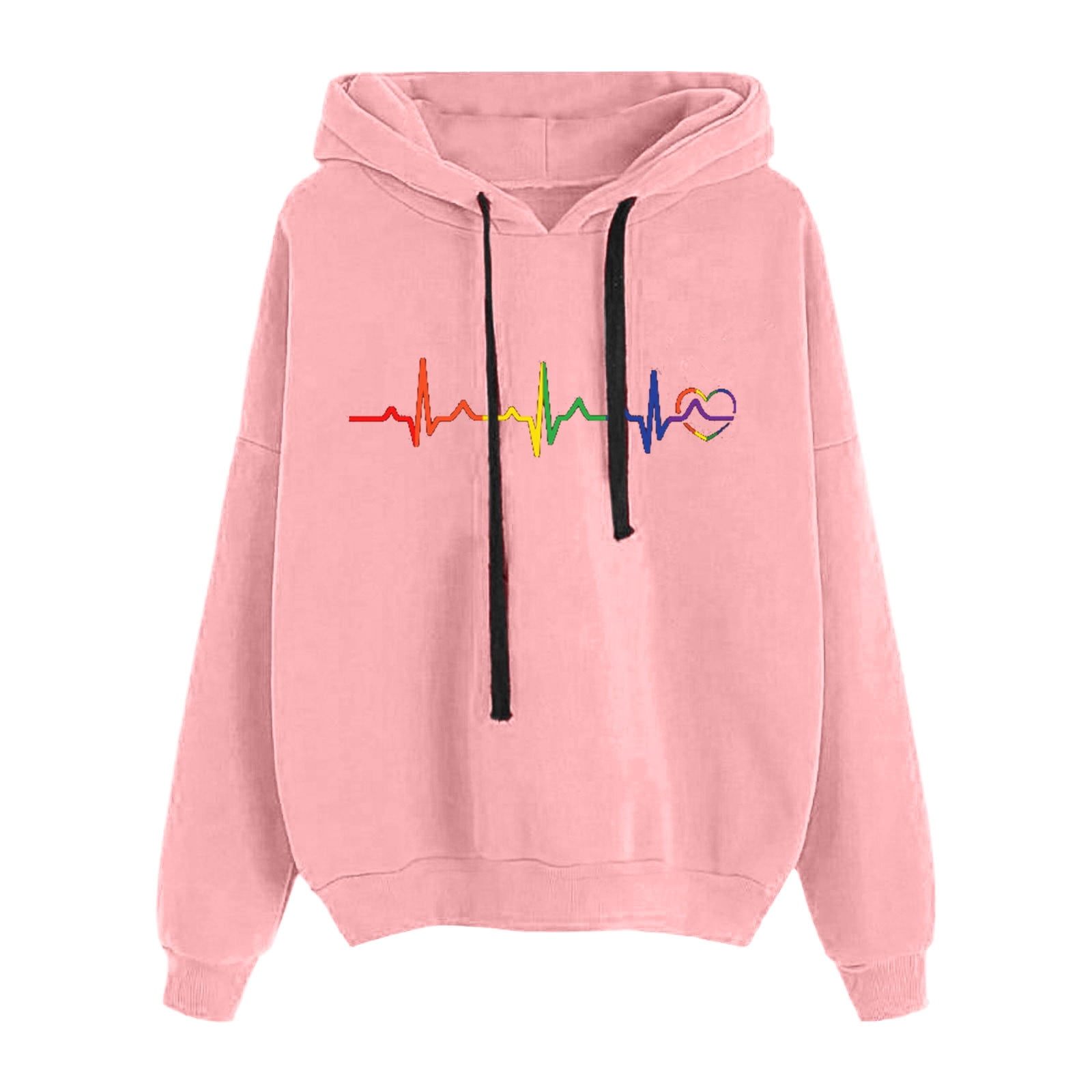 Korean pink hoodie hotsell