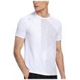 thumbnail image 1 of JFOPQVSM Men’s Active Quickly Dry Crew Neck T Shirts Athletic Running Gym Workout Short Sleeve Tee Tops, 1 of 5