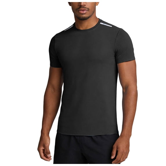 JFOPQVSM Men's Sports T Shirt Summer Sports Running Quick Drying Breathable T Shirt