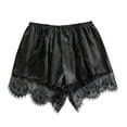 thumbnail image 1 of JFOPQVSM Satin Silk Shorts for Women Lace Floral Shorts Half Slip Pajama Bottoms Comfy Elastic Pettipants, 1 of 6
