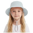 thumbnail image 1 of JFOPQVSM Toddler Kids Sun Hat UPF 50+ Wide Brim Bucket Hat Outdoor Baby Beach Hat for Boys Girls 1-10 Years, 1 of 4