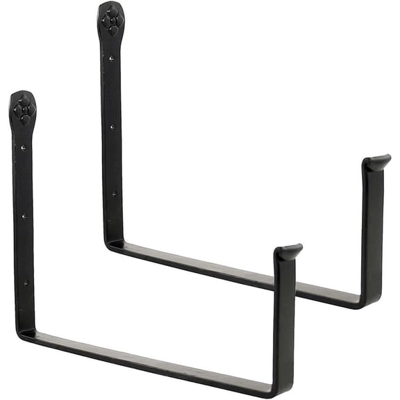 JFTER Window Flower Box Wall Brackets, 12 inch, SFB-04