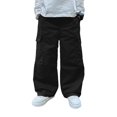 thumbnail image 1 of JFTTX Big Boys Baggy Pants Wide Leg Baggy Pants for Boys Elastic Waist Casual Trousers with Pockets, 1 of 5
