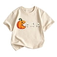 thumbnail image 1 of JFTTX Little Boys Halloween Tshirts Short Sleeve Graphic Tees for Boys Crew Neck Cute Tops for Kids, 1 of 3