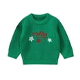 thumbnail image 1 of JFTTX Toddler Baby Sweater Christmas Graphic Knit Sweaters for Boys Long Sleeve Crew Neck Pullover Top Warm Soft Fall Winter Clothes, 1 of 4