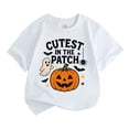 thumbnail image 1 of JFTTX Toddler Kids Halloween Graphic Tee Short Sleeve T-Shirts for Boys Crew Neck Casaul Tops for Children, 1 of 3