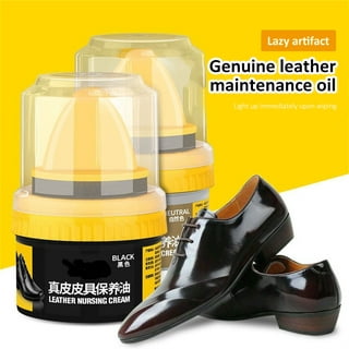 Leather Repair Cream Liquid Shoe Polish, Leather Repair Cream, Shoe Care  Shoe Cream with Sponge Applicator, Protects Leather from Scuffs and