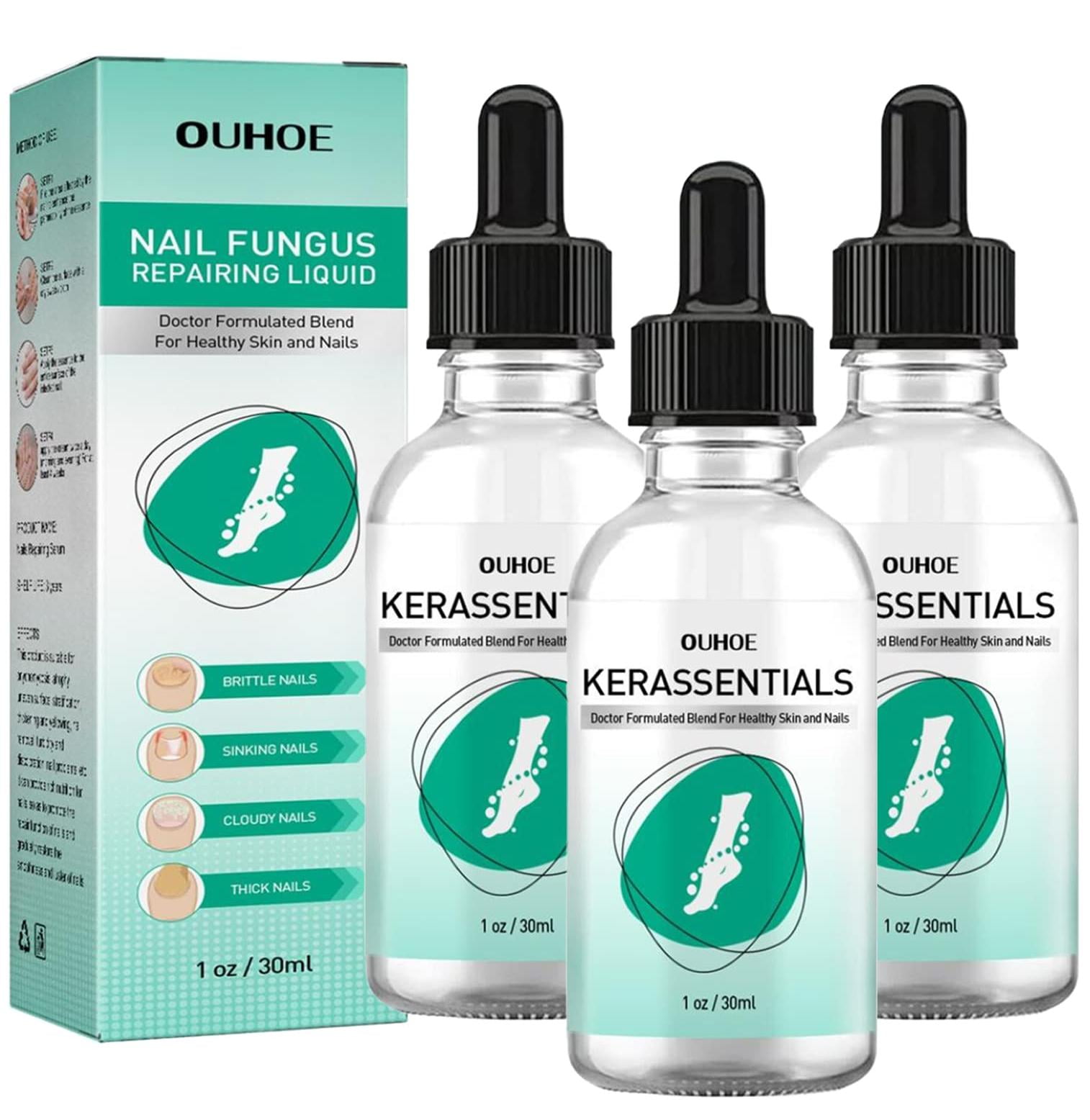 JFY Nail Repair Essence, Nail Fungus Repairing Liquid, Fingernail and Toenail Nail Repair