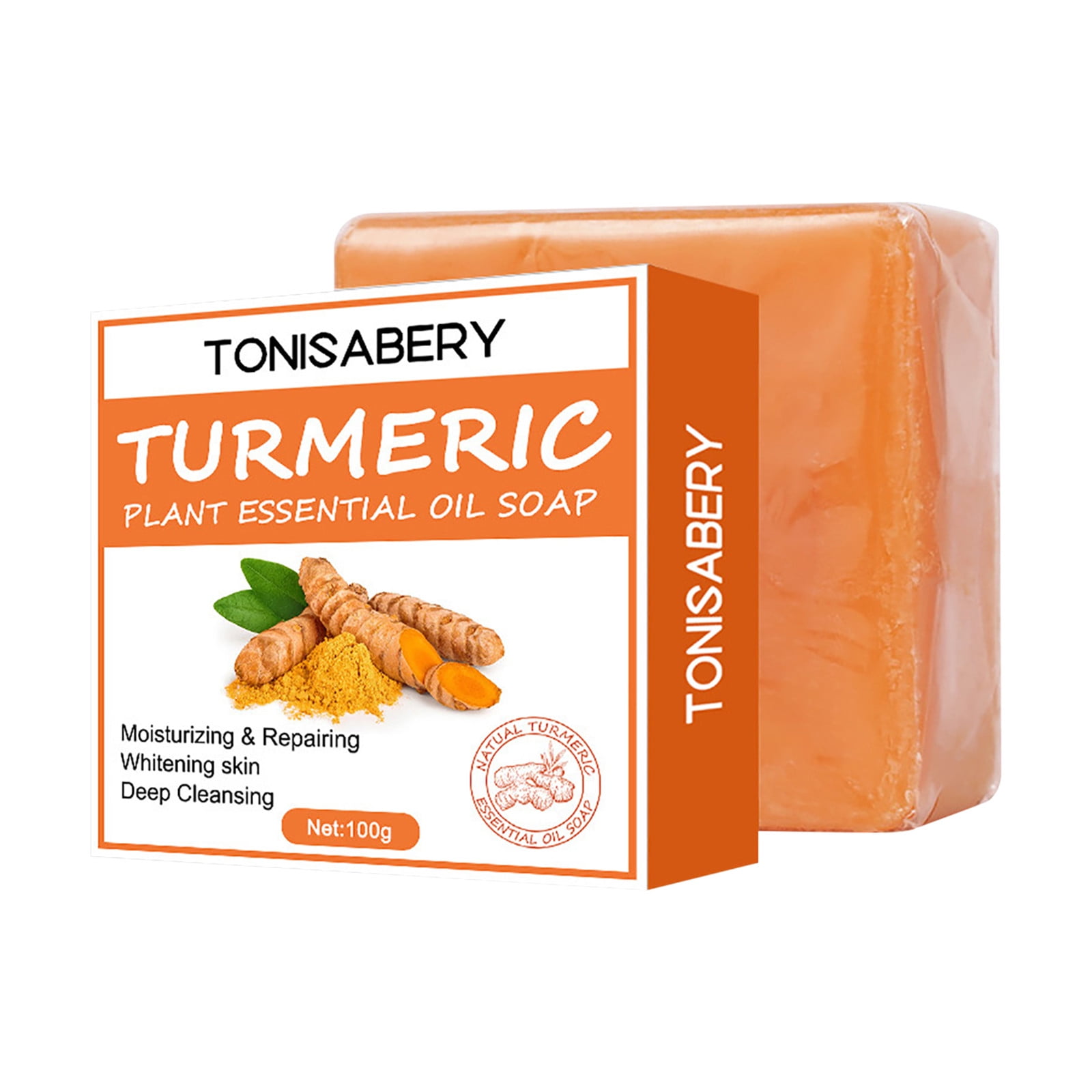 JFY Turmeric Soap Bar for Face & Body Natural Turmeric Skin Soap Wash