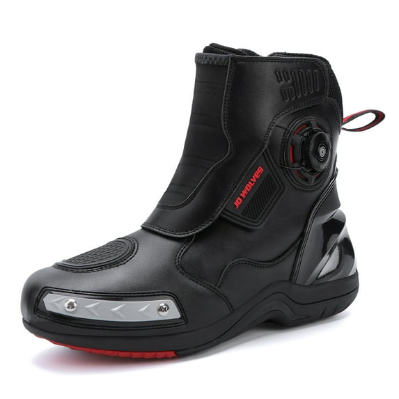 JG WOLVES - All-Season Comfort & Adventure - Waterproof Touring & Off-Road Riding Shoes - For Men & Women, Black,41